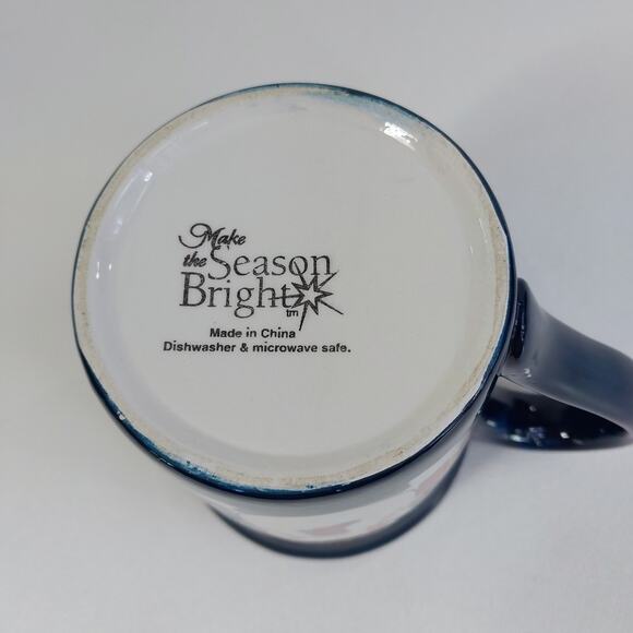 Make The Season Bright Snowman Christmas Coffee Tea Mug - Picture 7 of 8